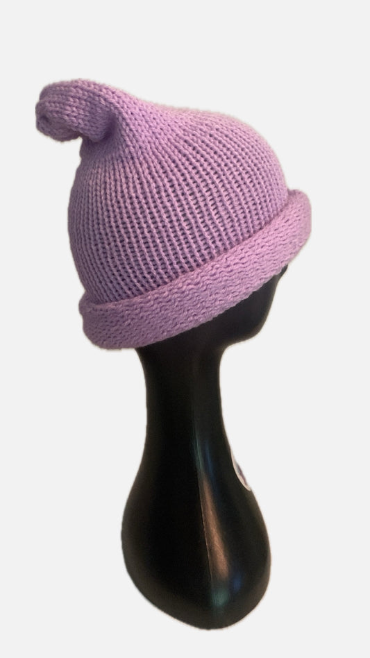 Lavender Knit Beanie