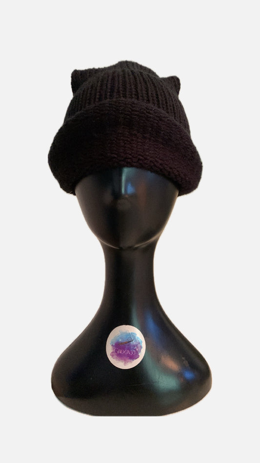 Black Knit Beanie